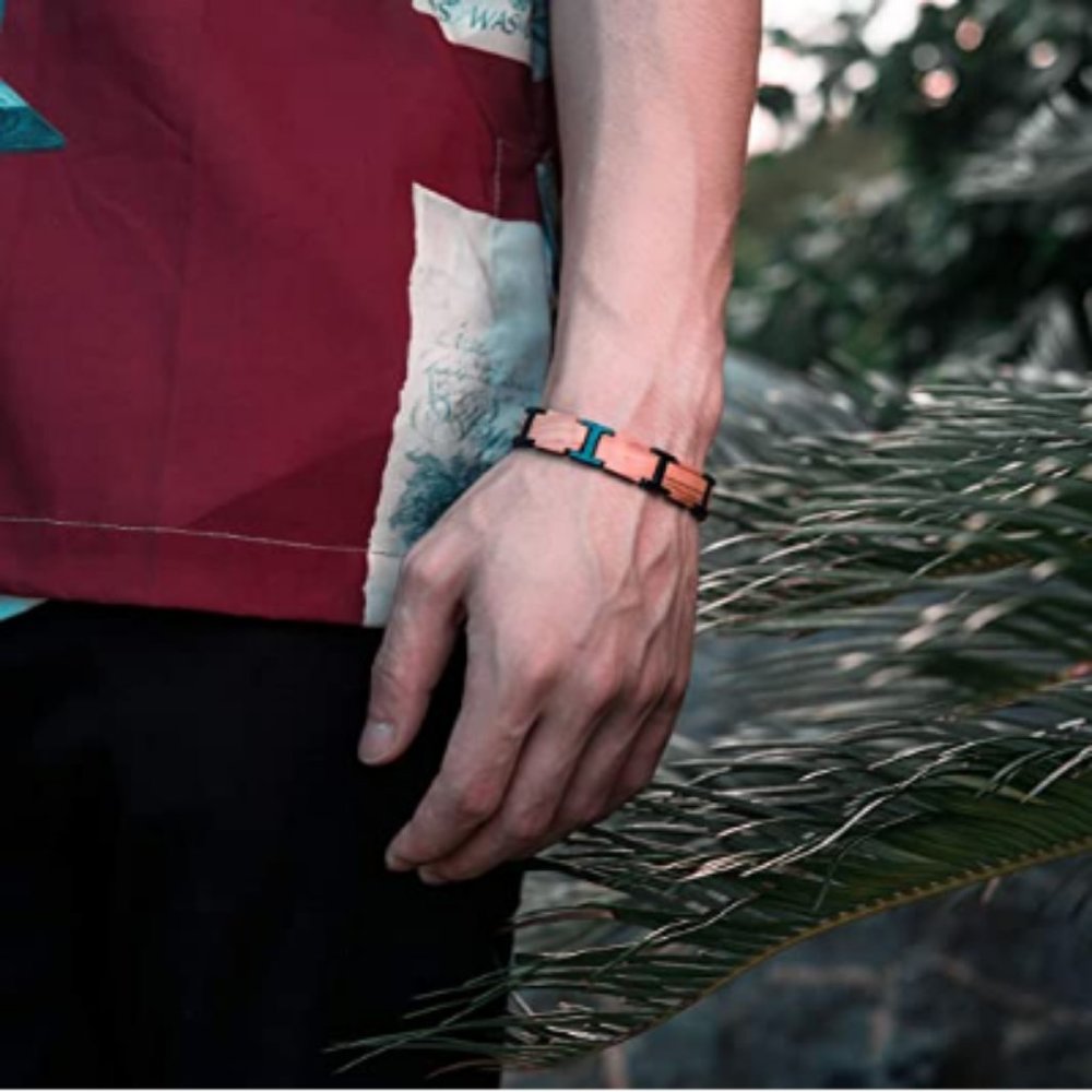 Special Wooden Bangle Jewelry Mens - Picture 3 of 7